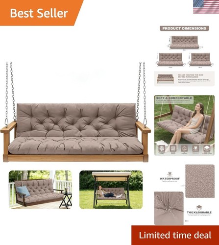 Elegant khaki swing cushions - elegant,