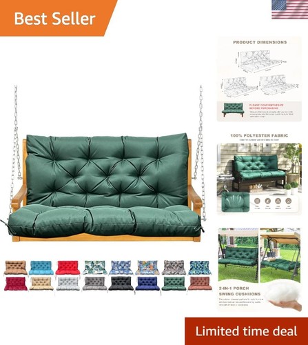 Waterproof porch swing - swing, cushion